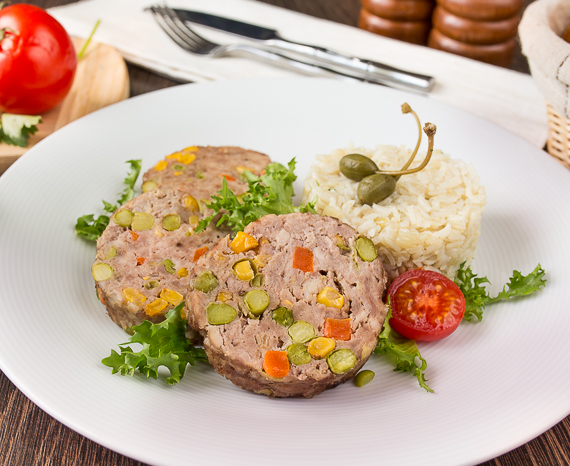 Мясной рулет "Конфетти" на Вкусном Блоге