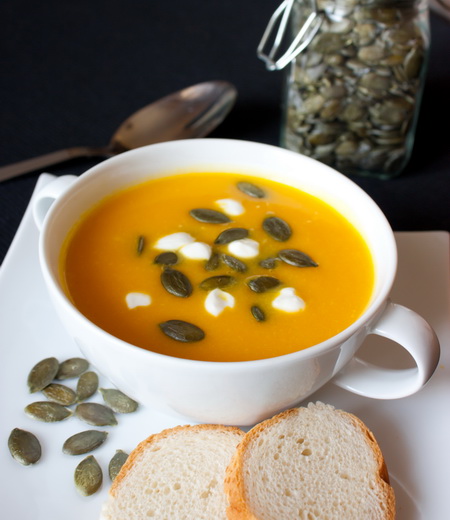 Крем-суп из тыквы на Вкусном Блоге