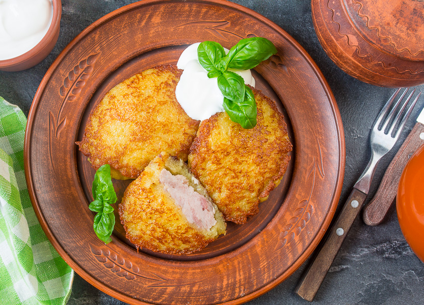 Драники с мясом на Вкусном Блоге