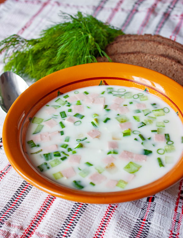 Окрошка на тане на Вкусном Блоге