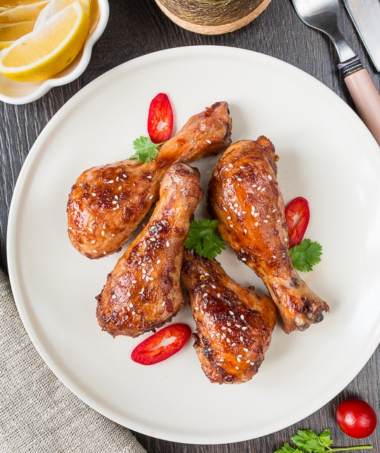 Запеченные куриные ножки с острым перцем на Вкусном Блоге