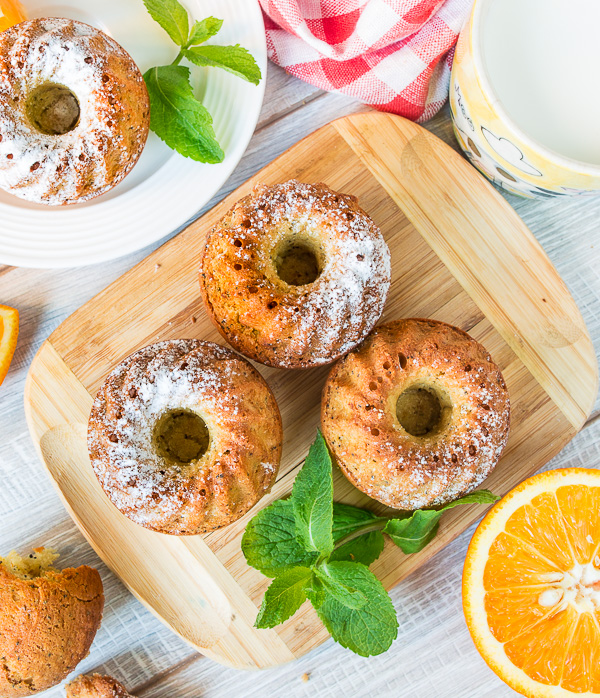 Апельсиновые кексики с маком на Вкусном Блоге
