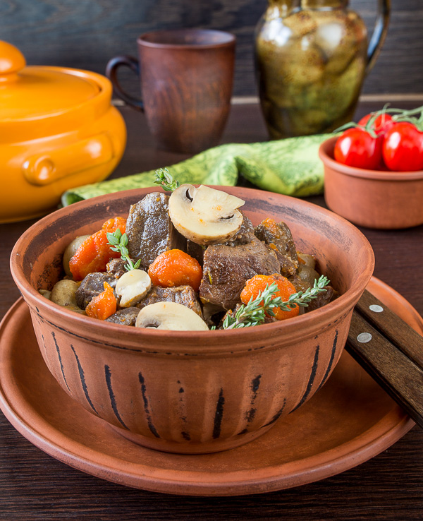 Говяжье сердце, томленое в пиве на Вкусном Блоге