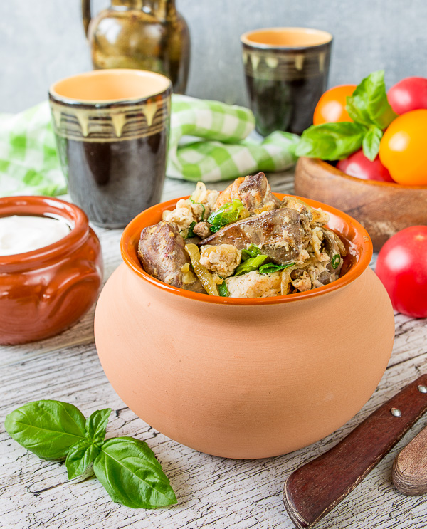 Куриная печень, жареная с яйцом на Вкусном Блоге