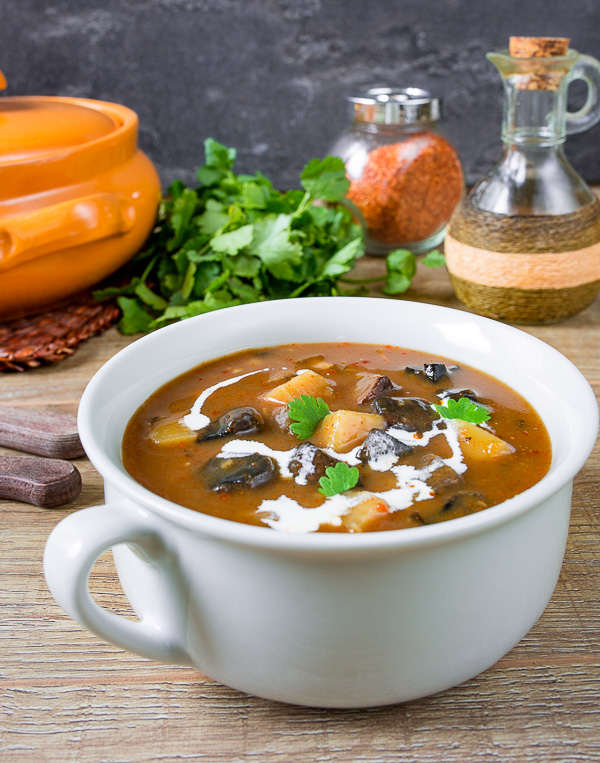 Венгерский грибной суп на Вкусном Блоге