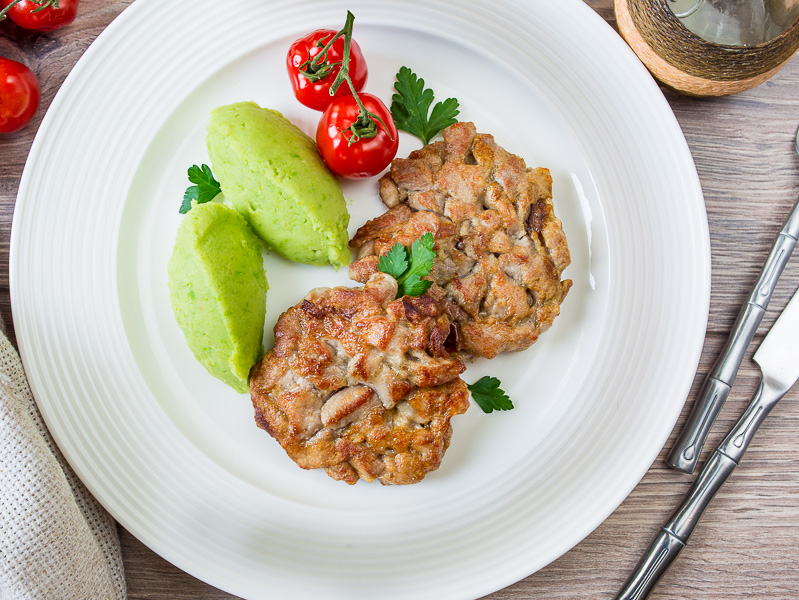 Рубленые шницели из свинины с грибами на Вкусном Блоге