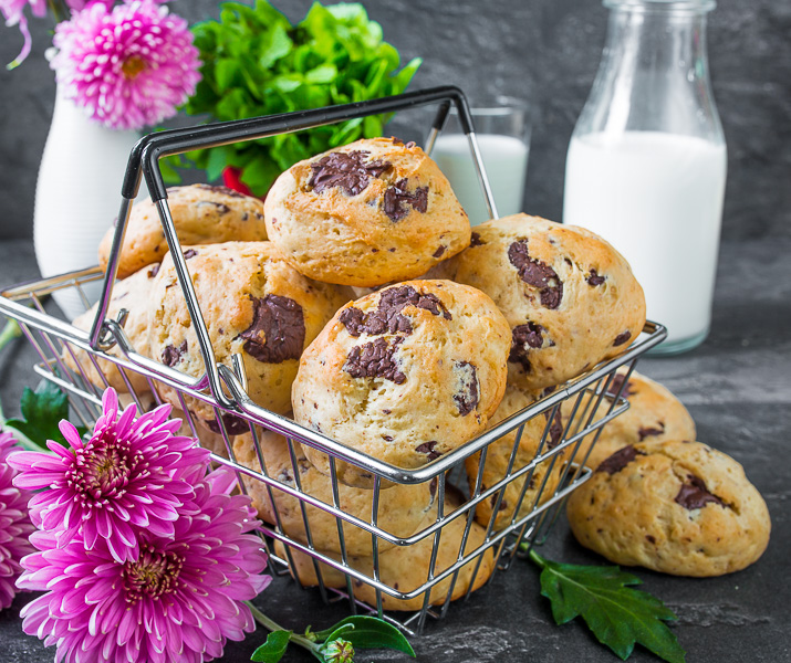 Рецепт йогуртового печенья с шоколадом с фото пошагово на Вкусном Блоге