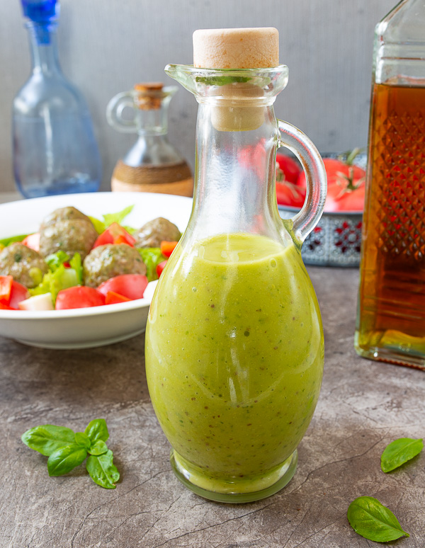 Базиликовая салатная заправка на Вкусном Блоге